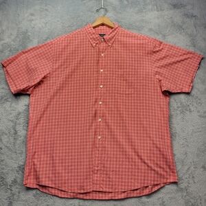 Brooks Brothers Mens Shirt Size XL Plaid Short Sleeve Button Down